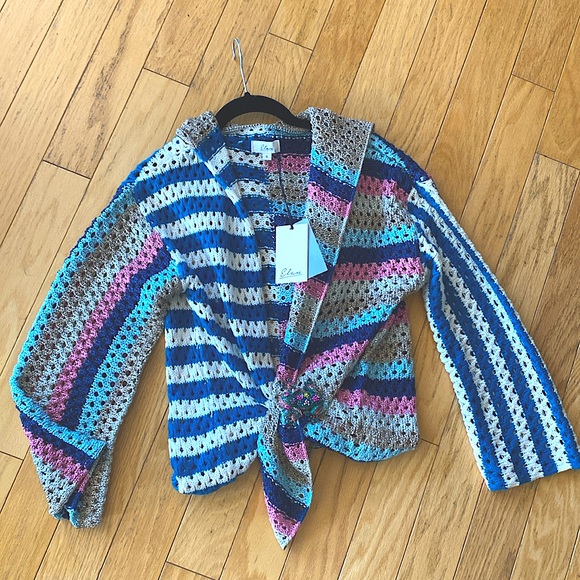 Elan lurex multicolor cardigan - Picture 12 of 16